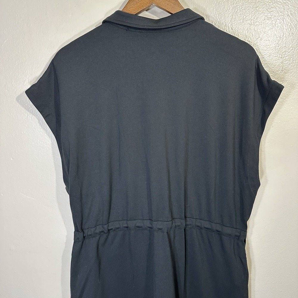 Bernardo Travel Collection Women's XL In Motion Drawstring Dress Black - Picture 6 of 11